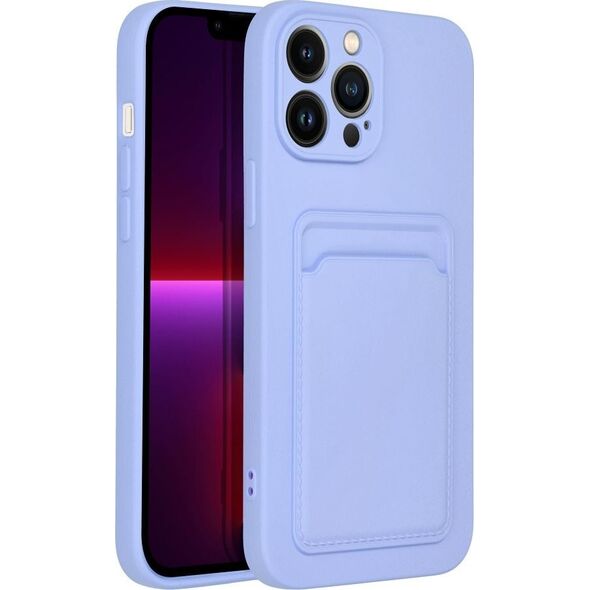OEM Futerał CARD CASE do IPHONE 13 Pro Max fioletowy 13087912 5903396159527