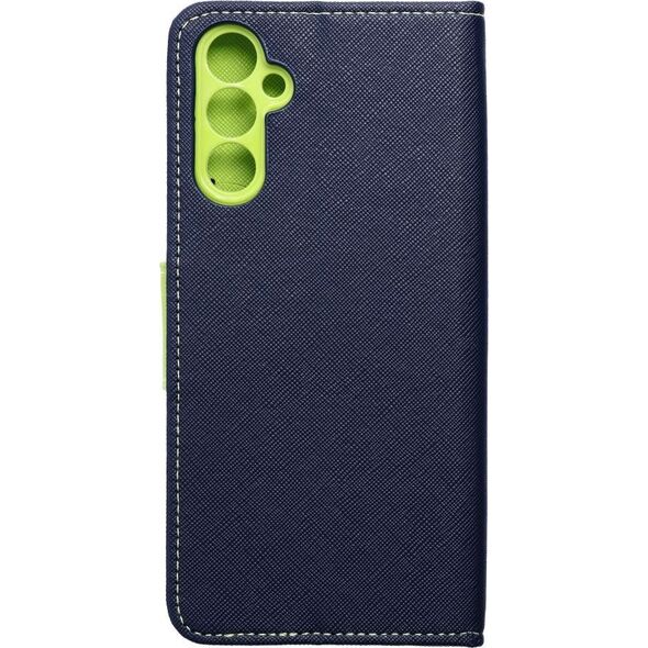 OEM Kabura Fancy Book do SAMSUNG A14 4G / A14 5G granatowy / limonkowy 13088316 5903396194313