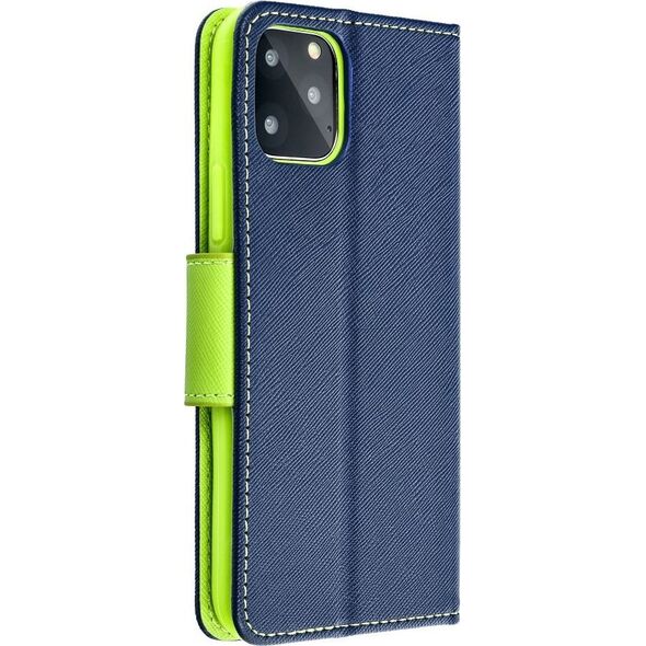 OEM Kabura Fancy Book do SAMSUNG A14 4G / A14 5G granatowy / limonkowy 13088316 5903396194313