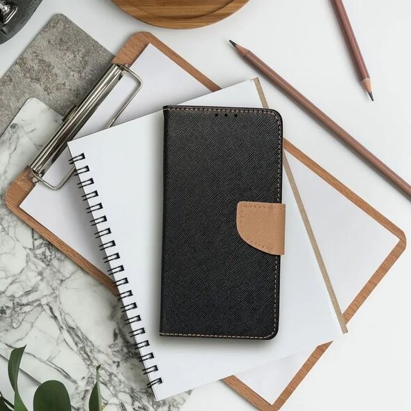 OEM Kabura Fancy Book do IPHONE 14 PLUS czarny / złoty 13088394 5903396163159