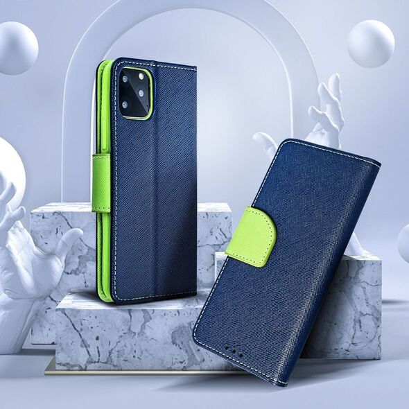 OEM Kabura Fancy Book do SAMSUNG A34 5G granatowy / limonkowy 13088614 5903396195648