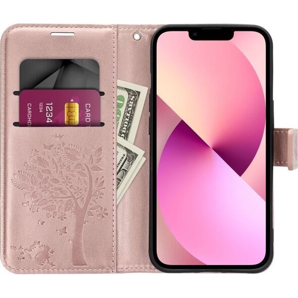 OEM Kabura MEZZO Book do SAMSUNG A34 5G drzewo złoty róż 13088806 5903396197505
