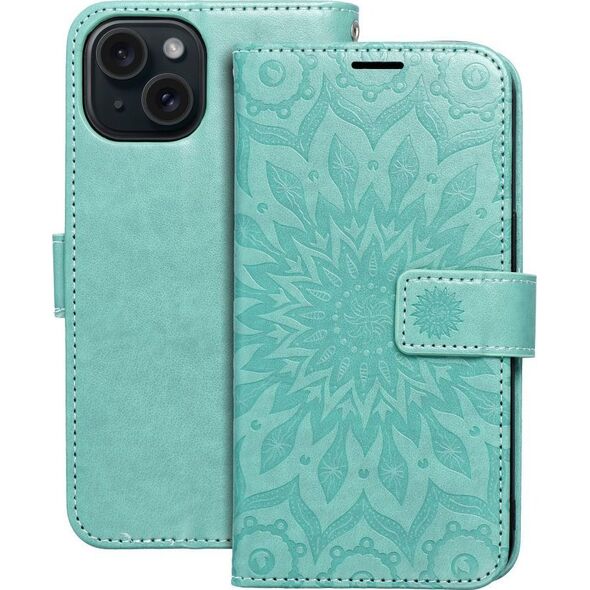 OEM Kabura MEZZO Book do IPHONE 15 mandala zielony 13089206 5903396214417