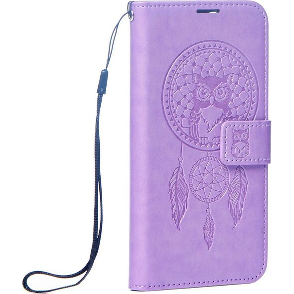 OEM Kabura MEZZO Book do IPHONE 15 łapacz snów fioletowy 13089208 5903396214431