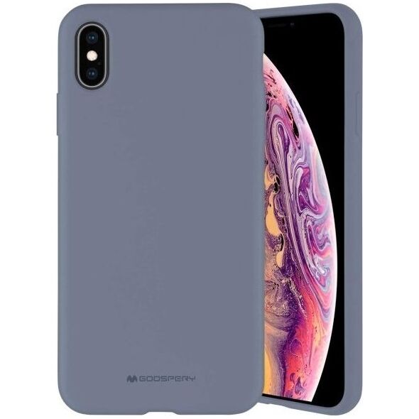 Mercury MERCURY SILICONE CASE IPHONE 15 PLUS (6.7), LAVENDER GRAY / LAWENDOWY 13089250 8809887904744