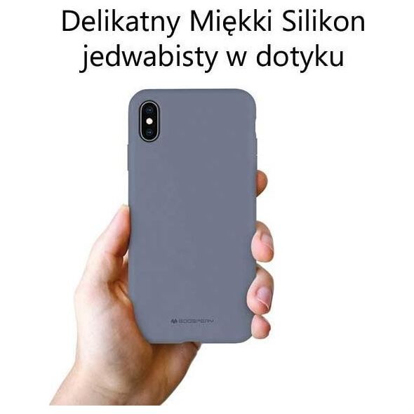 Mercury MERCURY SILICONE CASE IPHONE 15 PLUS (6.7), LAVENDER GRAY / LAWENDOWY 13089250 8809887904744