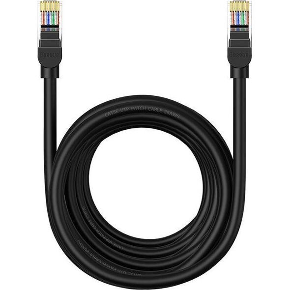 Baseus Kabel sieciowy Baseus Ethernet CAT5, 8m (czarny) 13097249 6932172637002