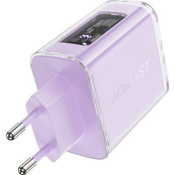 Ładowarka Acefast Ładowarka sieciowa Acefast A45, 2x USB-C, 1xUSB-A, 65W PD (fioletowa) 13116108 6974316282075