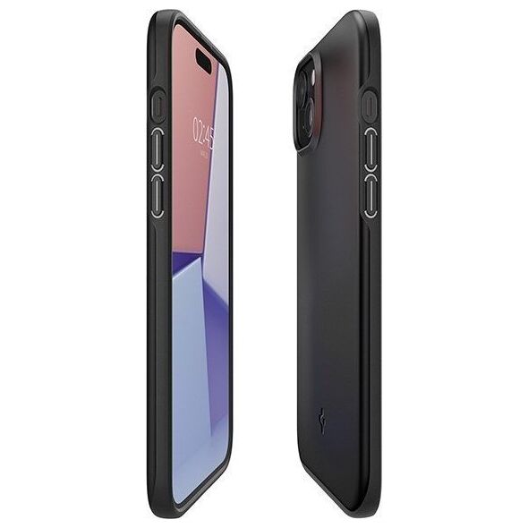Spigen Spigen Thin Fit iPhone 15 Plus 6.7" czarny/black ACS06639 13119093 8809896749787