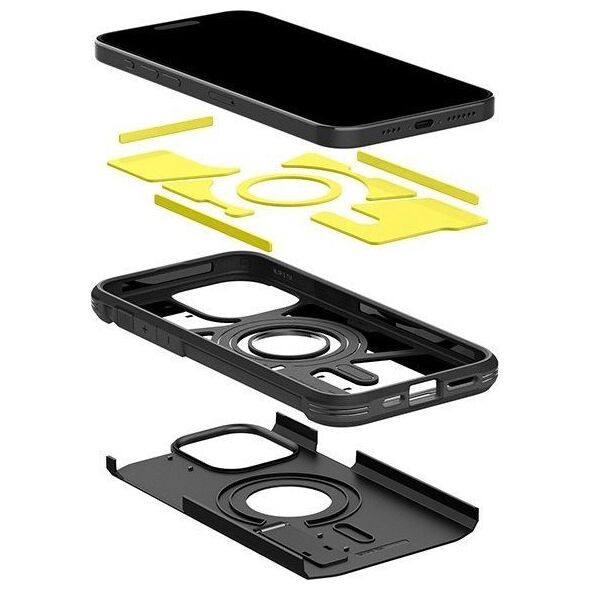 Spigen Spigen Tough Armor MAG iPhone 15 Pro Max 6,7" MagSafe czarny/black ACS06594 13119097 8809896749435