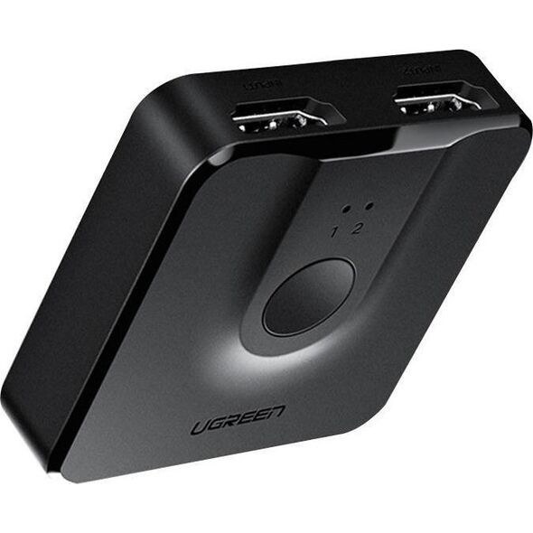 Ugreen Przełącznik Switch 2w1 HDMI 2.0 20cm (czarny) 13119758 6957303804351