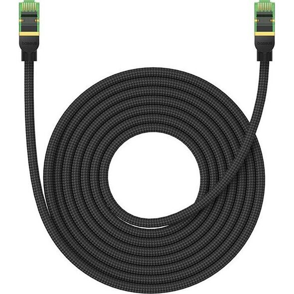Baseus Kabel sieciowy w oplocie kat. 8 Baseus Ethernet RJ45, 40Gbps, 8m (czarny) 13123417 6932172646820