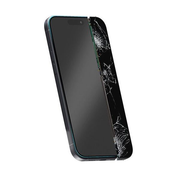 Crong Niepękajšce szkło hybrydowe Nano Glass iPhone 15 Pro 13132666 5904310703352