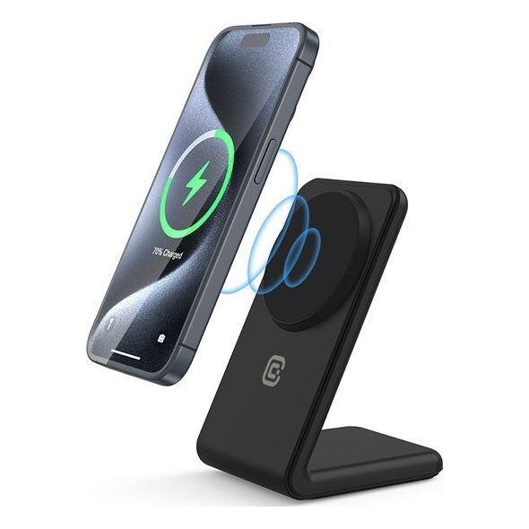 Ładowarka Crong Ładowarka bezprzewodowa 2w1 z MagSafe do iPhone i AirPods 13146669 5904310703543