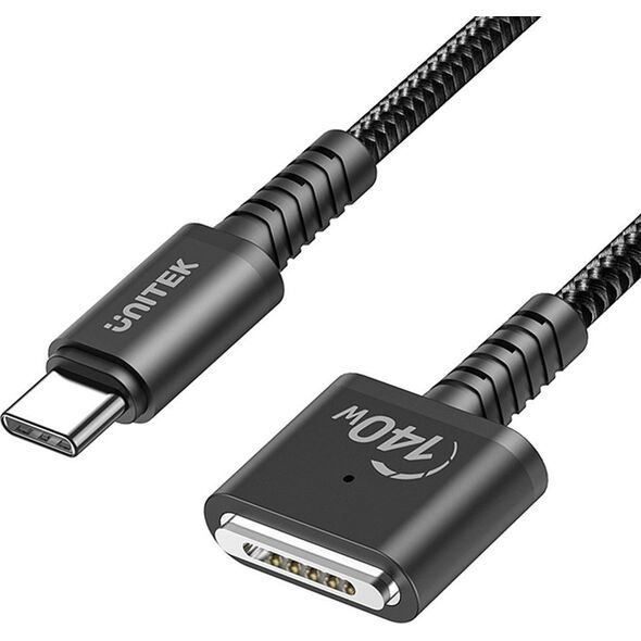 Kabel zasilający Unitek Unitek Kabel zasilający USB-C - MagSafe 3 140W 2 m 13154156 4894160050014