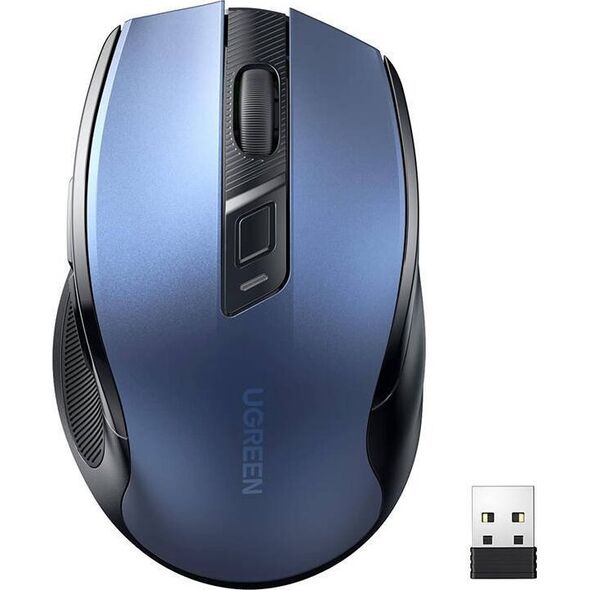 Mysz Ugreen Przenośna mysz bezprzewodowa UGREEN MU006, 2.4GHz (niebieska) 13155615 6941876210640