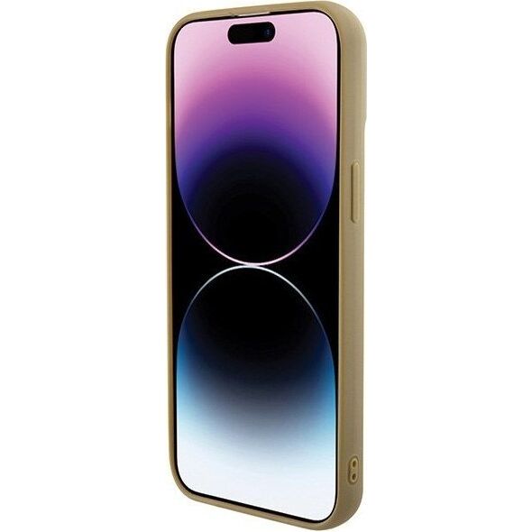 Guess Guess GUHCP15SPMSDGSD iPhone 15 6.1" złoty/gold hardcase Disco Metal Script 13171179 3666339173579