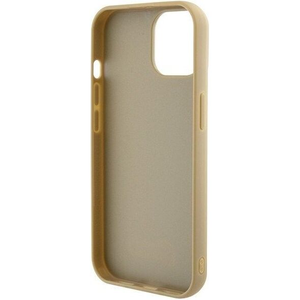 Guess Guess GUHCP15SPMSDGSD iPhone 15 6.1" złoty/gold hardcase Disco Metal Script 13171179 3666339173579
