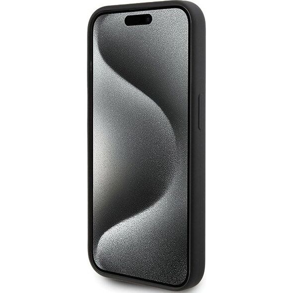 Karl Lagerfeld Karl Lagerfeld KLHCP15LSKSBMCK iPhone 15 Pro 6.1" czarny/black hardcase Silicone Karl Script 13177472 3666339168179