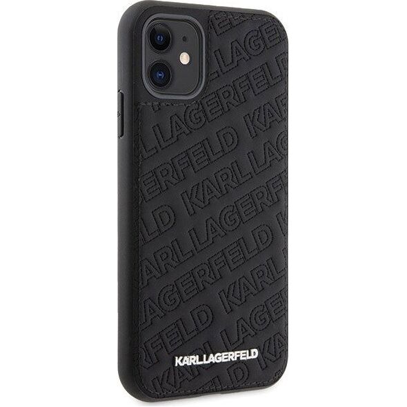 Karl Lagerfeld Karl Lagerfeld KLHCN61PQKPMK iPhone 11 / Xr 6.1" czarny/black hardcase Quilted K Pattern 13177508 3666339164959