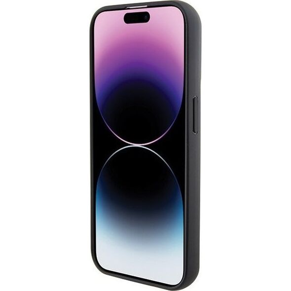 Karl Lagerfeld Karl Lagerfeld KLHCP14XGSACHPK iPhone 14 Pro Max 6.7" czarny/black hardcase Gripstand Saffiano Choupette Pins 13177521 3666339207427