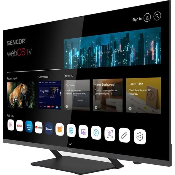Telewizor Sencor SLE 43US850TCSB LED 43'' 4K Ultra HD WebOS 13179063 8590669352340