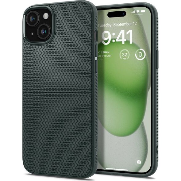 Spigen Liquid Air, abyss green - iPhone 15 Plus 13183997 8809896749916
