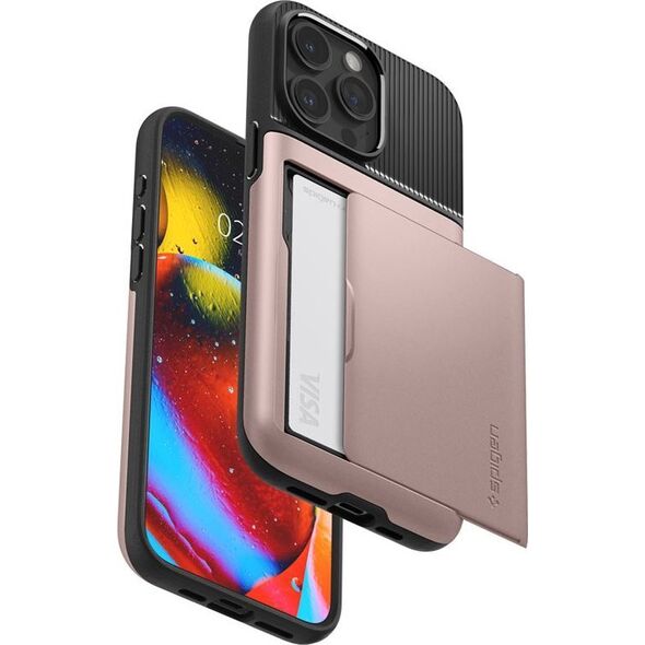 Spigen Slim Armor CS, rose gold - iPhone 15 Pro 13184023 8809896750608