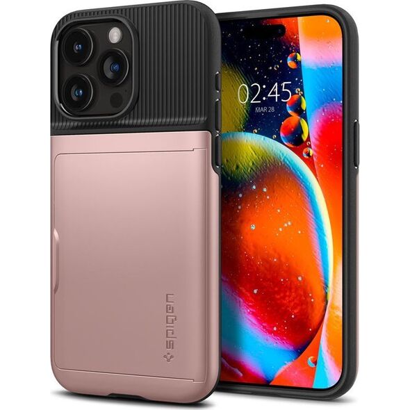 Spigen Slim Armor CS, rose gold - iPhone 15 Pro 13184023 8809896750608