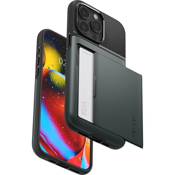 Spigen Spigen Slim Armor CS, abyss green - iPhone 15 Pro 13184043 8809896750622