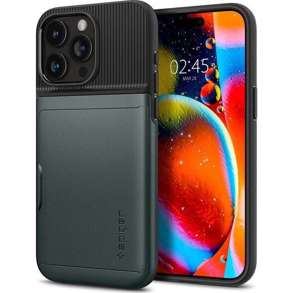 Spigen Slim Armor CS, abyss green - iPhone 15 Pro Max 13184055 8809896749411