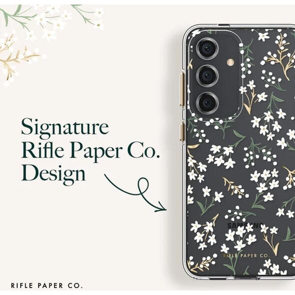 Rifle Paper Rifle Paper Clear - Etui Samsungsung Galaxy S24+ (Petite Fleurs) 13196796 840171736793