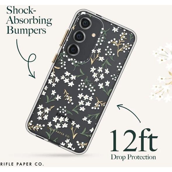 Rifle Paper Rifle Paper Clear - Etui Samsungsung Galaxy S24+ (Petite Fleurs) 13196796 840171736793