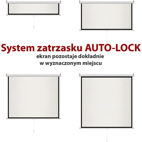 Ekran do projektora Art ART HAND SCREEN 150inch 229x305cm MA-150 4:3 13205828 5906721171522