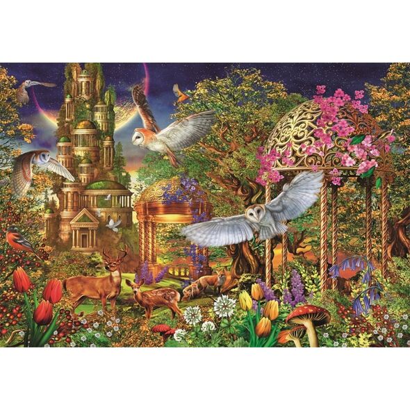 Clementoni Puzzle 1500 elementów Woodland Fantasy Garden 13213444 8005125317073