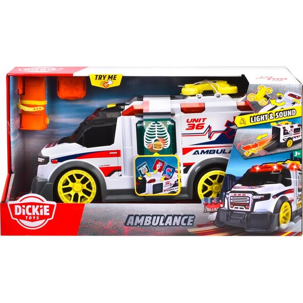 Dickie Pojazd Ambulans 35,5 cm 13215137 4006333084690