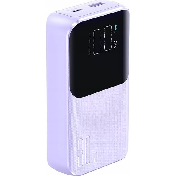 Powerbank Joyroom Joyroom JR-PBC06 z wbudowanymi kablami USB-C / Lightning 30W 10000mAh - fioletowy 13217626 6956116776473