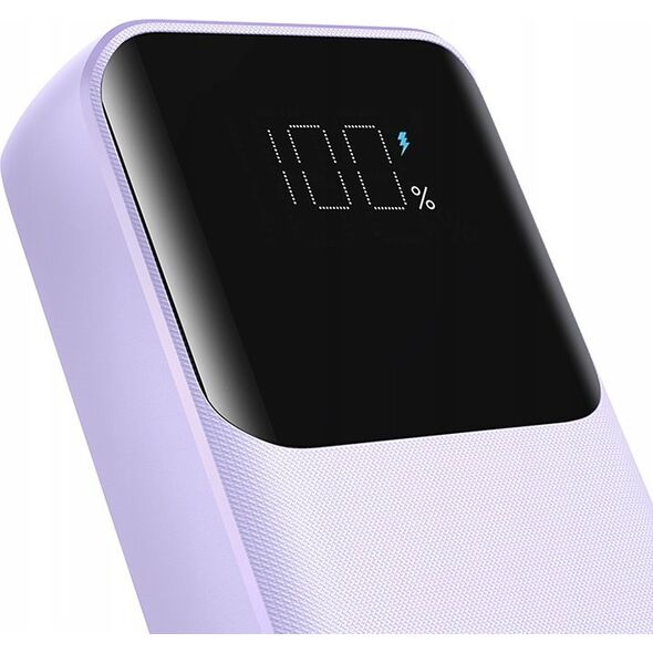 Powerbank Joyroom Joyroom JR-PBC06 z wbudowanymi kablami USB-C / Lightning 30W 10000mAh - fioletowy 13217626 6956116776473