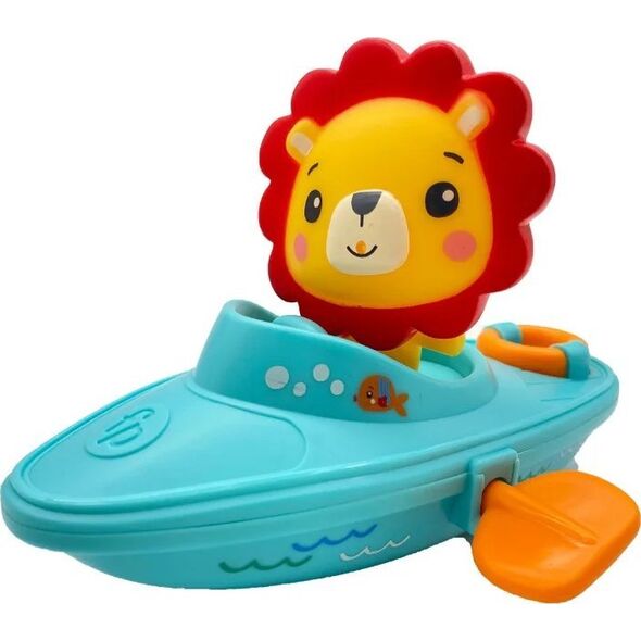 Fisher Price Zabawka do kąpieli Łódeczka Lew 13219537 4897091811570