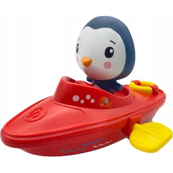 Fisher Price Zabawka do kąpieli Łódeczka Pingwin 13219538 4897091811594