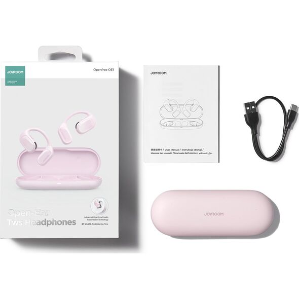 Słuchawki Joyroom Openfree JR-OE1 różowe 13223849 6956116767853
