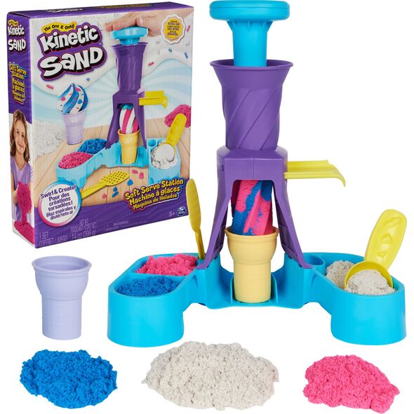Spin Master Piasek kinetyczny Kinetic Sand - Wytwórnia lodów 13226815 778988501719