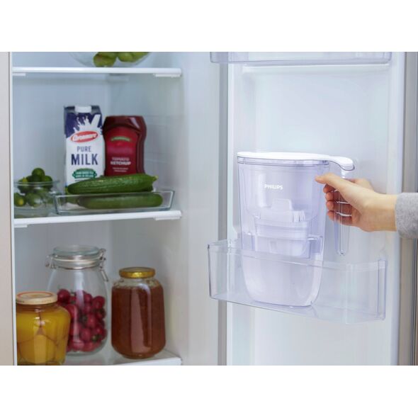 Dzbanek filtrujący Philips Philips AWP2933WHT6/58 biały + filtry 6 szt. 13227800 4895244607285