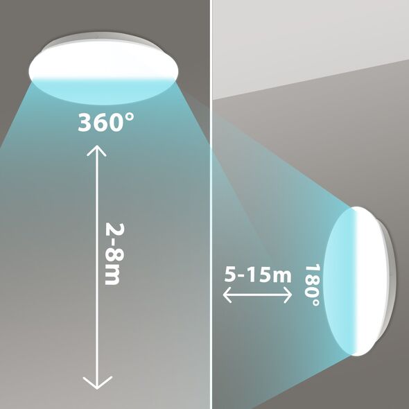 Lampa sufitowa Maclean Lampa sufitowa LED z czujnikiem zmierzchu MCE347 13229085 5902211133605