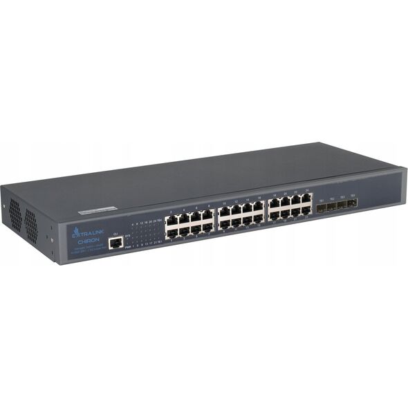 Switch ExtraLink EXTRALINK CHIRON 24 GE PORTS MANAGED SWITCH, 4X 10GE/GE SFP+ 13231671 5903148919720
