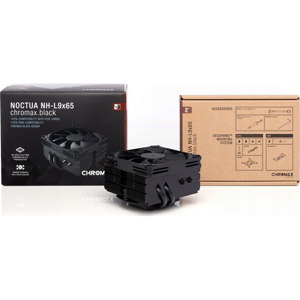 Chłodzenie CPU Noctua Noctua NH-L9x65 chromax.black, CPU cooler (black) 13232559 9010018000498