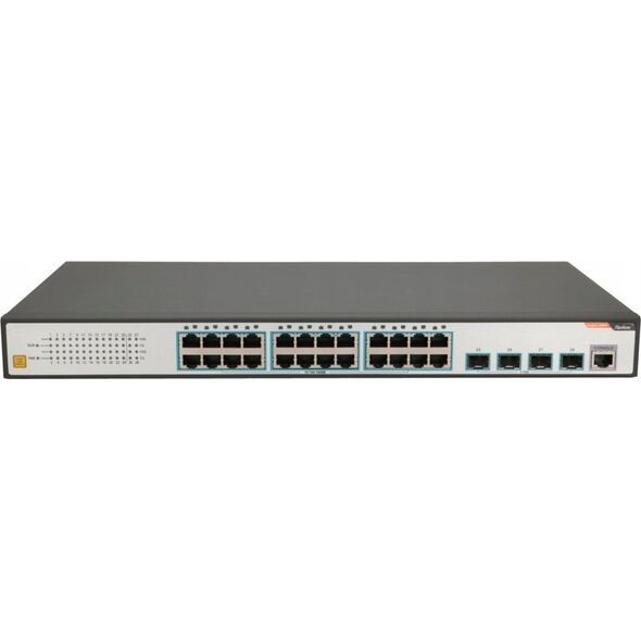 Switch Fiberhome FiberHome S5800-28T-X-AC łącza sieciowe Zarządzany L2/L3 Gigabit Ethernet (10/100/1000) 1U Czarny, Szary 13234364 6975489914244