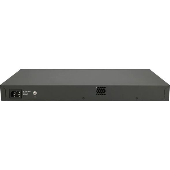 Switch Fiberhome FiberHome S5800-28T-X-PE-AC łącza sieciowe Zarządzany L2/L3 Gigabit Ethernet (10/100/1000) Obsługa PoE 1U Czarny, Szary 13234365 6975489914251