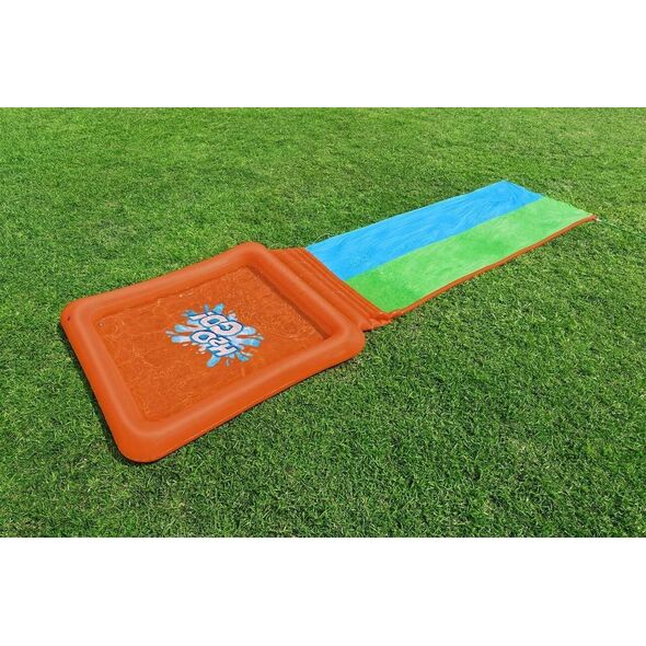 1life Podwójny Ślizg wodny Super Splash dla dzieci 3+ BESTWAY Tor 531cm + Brodzik 129 l + Natrysk 13240244 6941607348611
