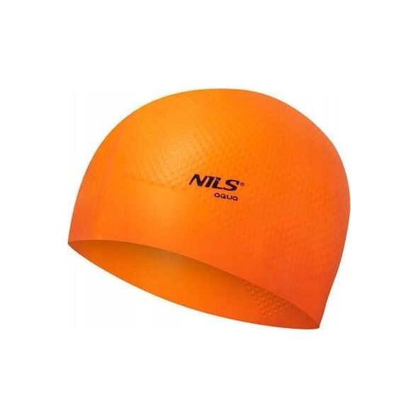 Nils Extreme NQC JEDNOKOLOROWY POMARAŃCZOWY CZEPEK SILIKONOWY DOTS NILS AQUA 13241104 5907695531350